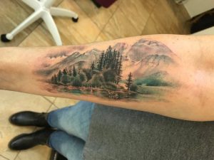 Tattoo von einer Landschaft Wild Spirit Hameln